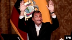 RAFAEL CORREA: "NOS QUEDAMOS A MEDIO PUNTO DE GANAR EN UNA SOLA VUELTA"