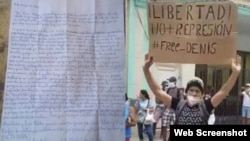 Luis Robles rompe el silencio y envía carta a los cubanos desde la cárcel
