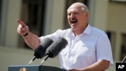 El dictador Alexander Lukashenko de Bielorrusia. (AP Foto / Dmitri Lovetsky).