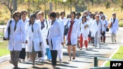 Médicos cubanos en Brasil. (Foto Archivo)