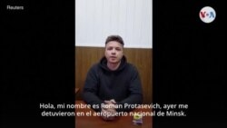 Declaraciones de Roman Protasevich