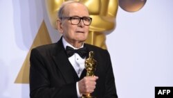 Ennio Morricone. Photo by Robyn BECK / AFP