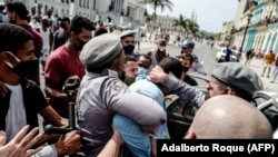 Arrestos en La Habana el 11 de julio de 2021