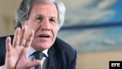 Luis Almagro, secretario general de la Organización de Estados Americanos (OEA), halagó el restablecimiento de las relaciones EEUU-Cuba.