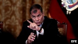 El presidente de Ecuador, Rafael Correa.