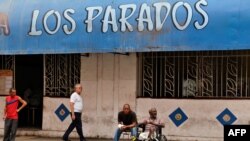 La cafetería Los Parados en La Habana. 