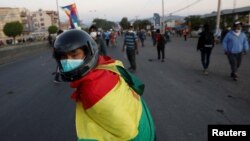 Protestas en Bolivia. 