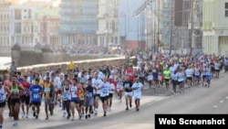 El maratón 'Marabana', en La Habana.