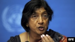 Navi Pillay, Alta Comisionada de la ONU para derechos humanos