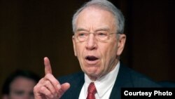 El senador Chuck Grassley (R-Iowa) presidente del Comité de Asuntos Judiciales del Senado.