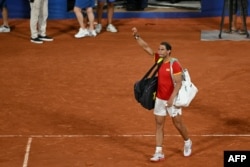 Rafael Nadal en el Roland-Garros en los Juegos Olímpicos de París 2024. (Foto Patricia de Melo/AFP)