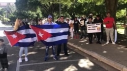 Miembros de la UNPACU en el exilio exigen la liberación de José Daniel Ferrer desde Austin, Texas