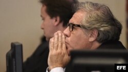 El Secretario General de la OEA, Luis Almagro, durante la sesión extraordinaria sobre la situación en Venezuela.