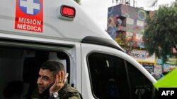 Ambulancia en Colombia (Photo by Juan Manuel Barrero Bueno / AFP)