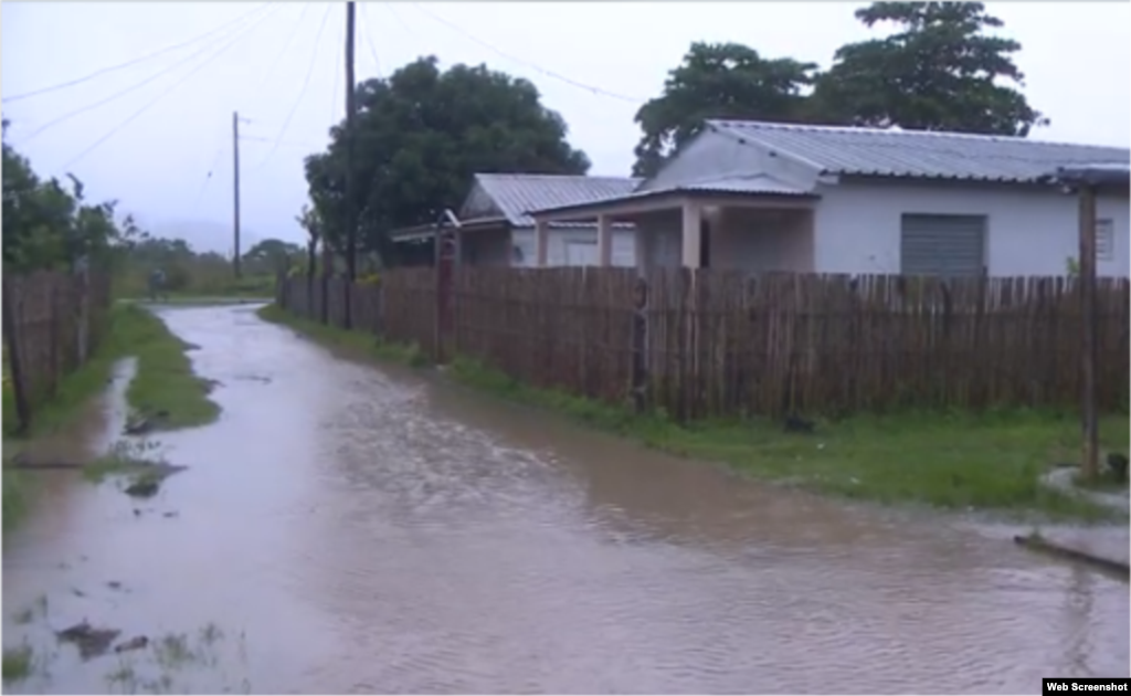 Imágenes de&nbsp; Pinar del Río tras intensas lluvias / Captura de Pantalla de video TelePinar.