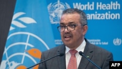 Tedros Adhanom Ghebreyesus director General de la OMS participa en sesión especial el pasado 29 de noviembre en Ginebra, Suiza