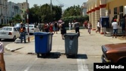 Colas en mercados de El Vedado, La Habana Foto de Facebook Juan A Madrazo