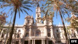 Fachada del Ayuntamiento de Valencia.