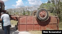 Al menos uno de los 12 lesionados está en grave condición en Placetas.