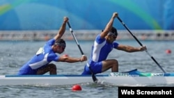 (i-d) Fernando Dayán Jorge y Serguei Torres. Foto: Getty Images